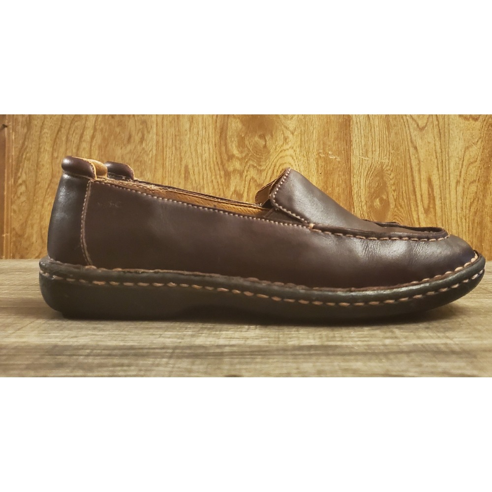 BOC Born‎ Concept Leather Loafers Womens Size 6 Brown